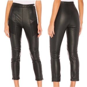 Free People Kaelin Faux Leather Moto Pant Leggings